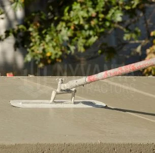 Concrete pouring in NYC building